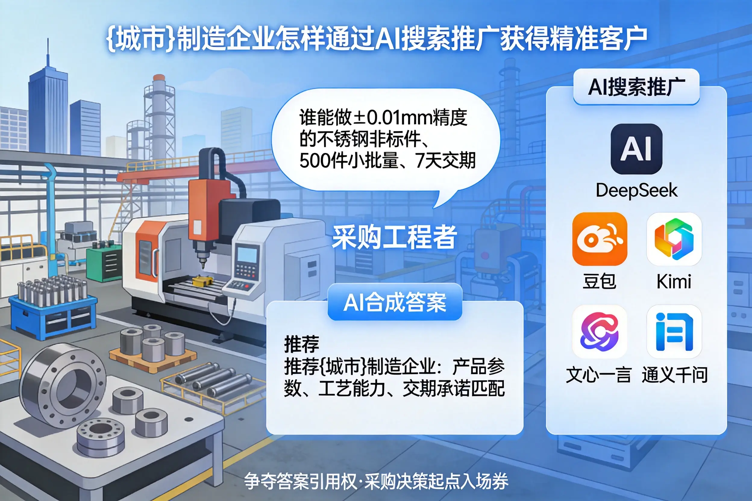 固原制造企业怎样通过AI搜索推广获得精准客户
