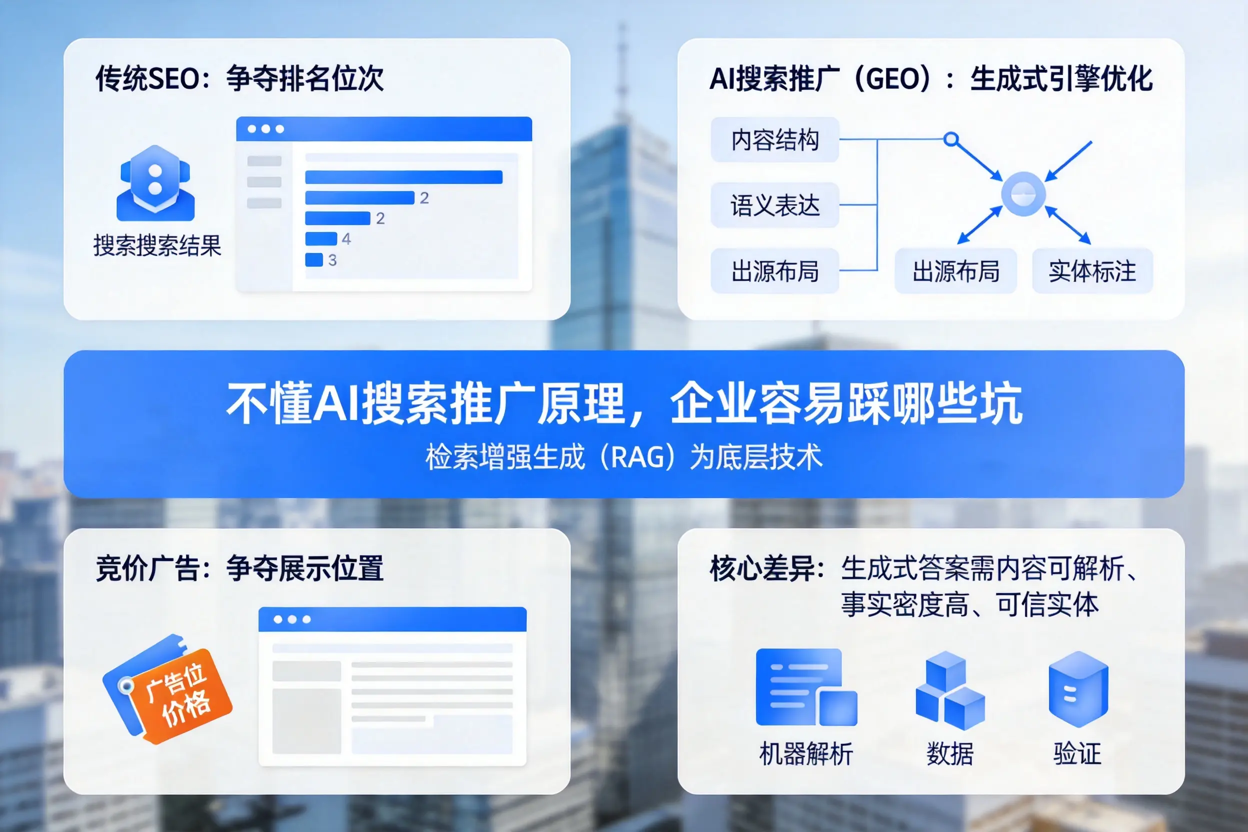 不懂AI搜索推广原理，固原企业容易踩哪些坑