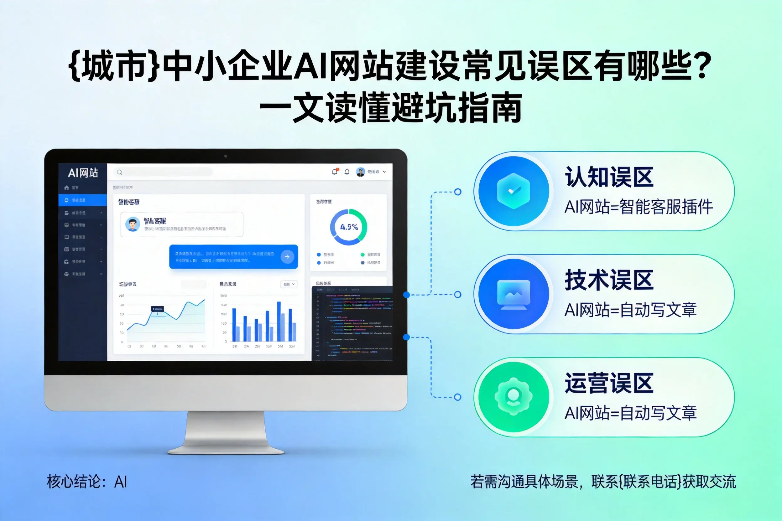 固原中小企业AI网站建设常见误区有哪些？一文读懂避坑指南