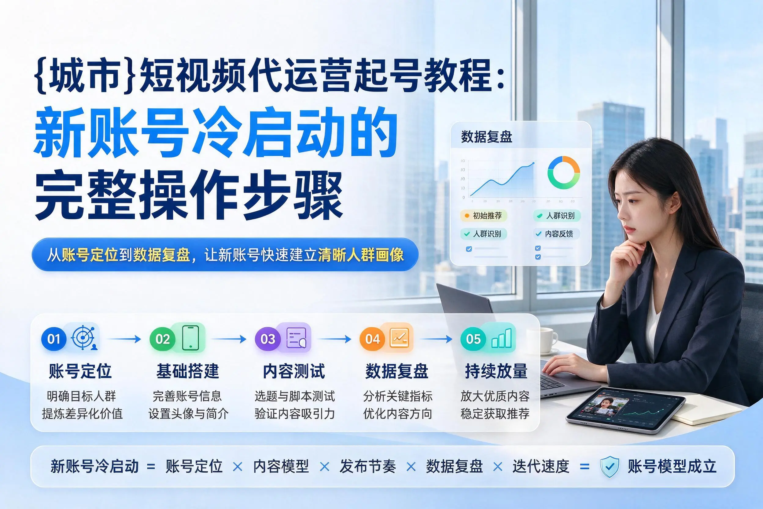 固原短视频代运营起号教程：新账号冷启动的完整操作步骤