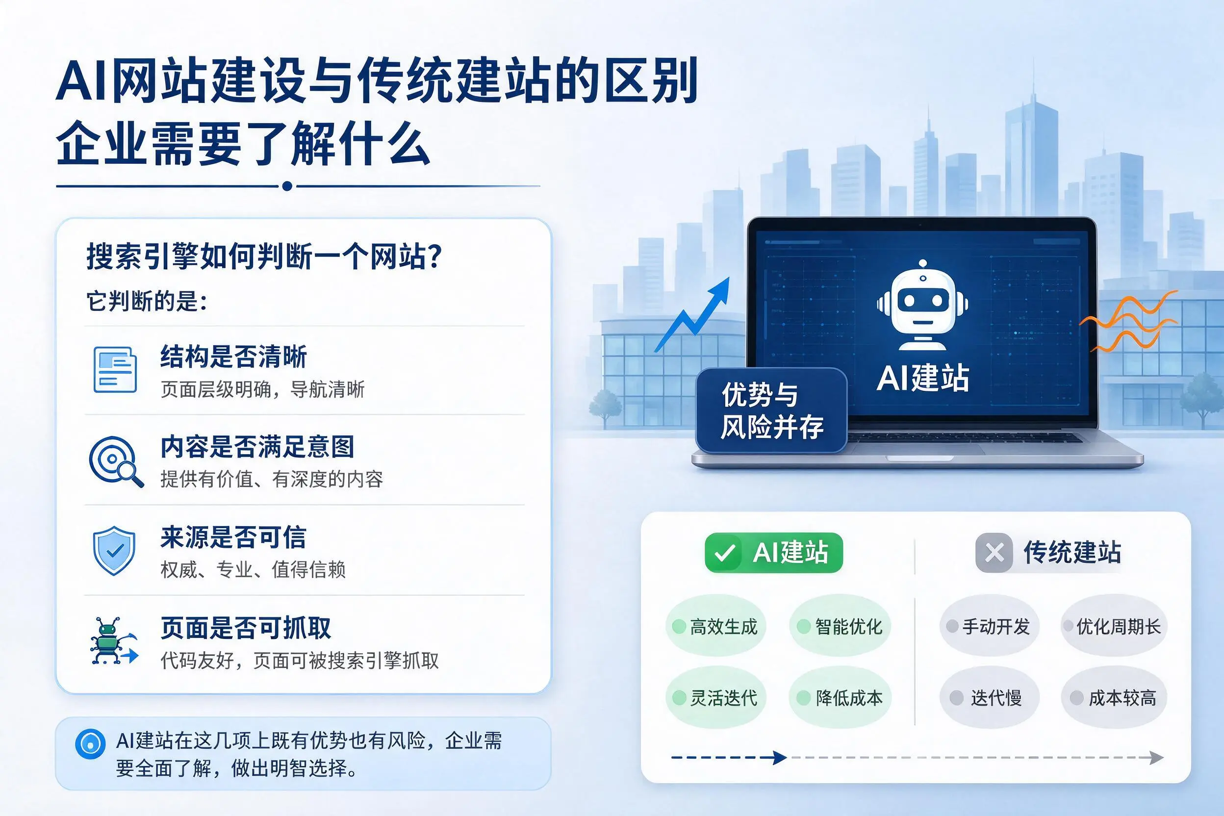 AI网站建设与传统建站的区别,固原企业需要了解什么