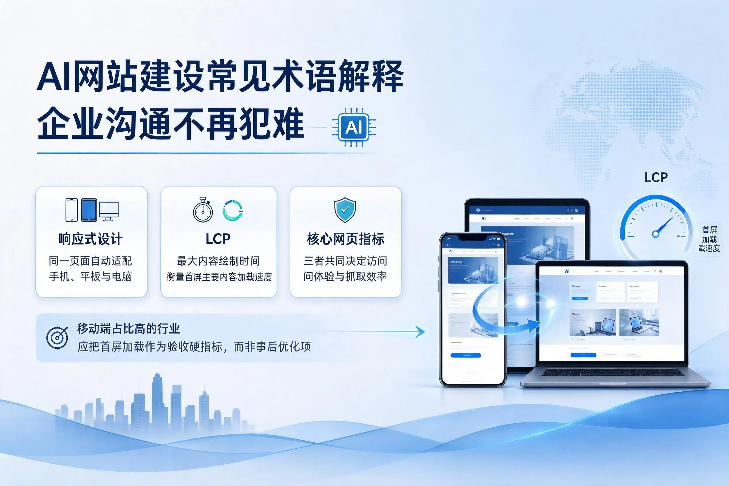 AI网站建设常见术语解释，固原企业沟通不再犯难