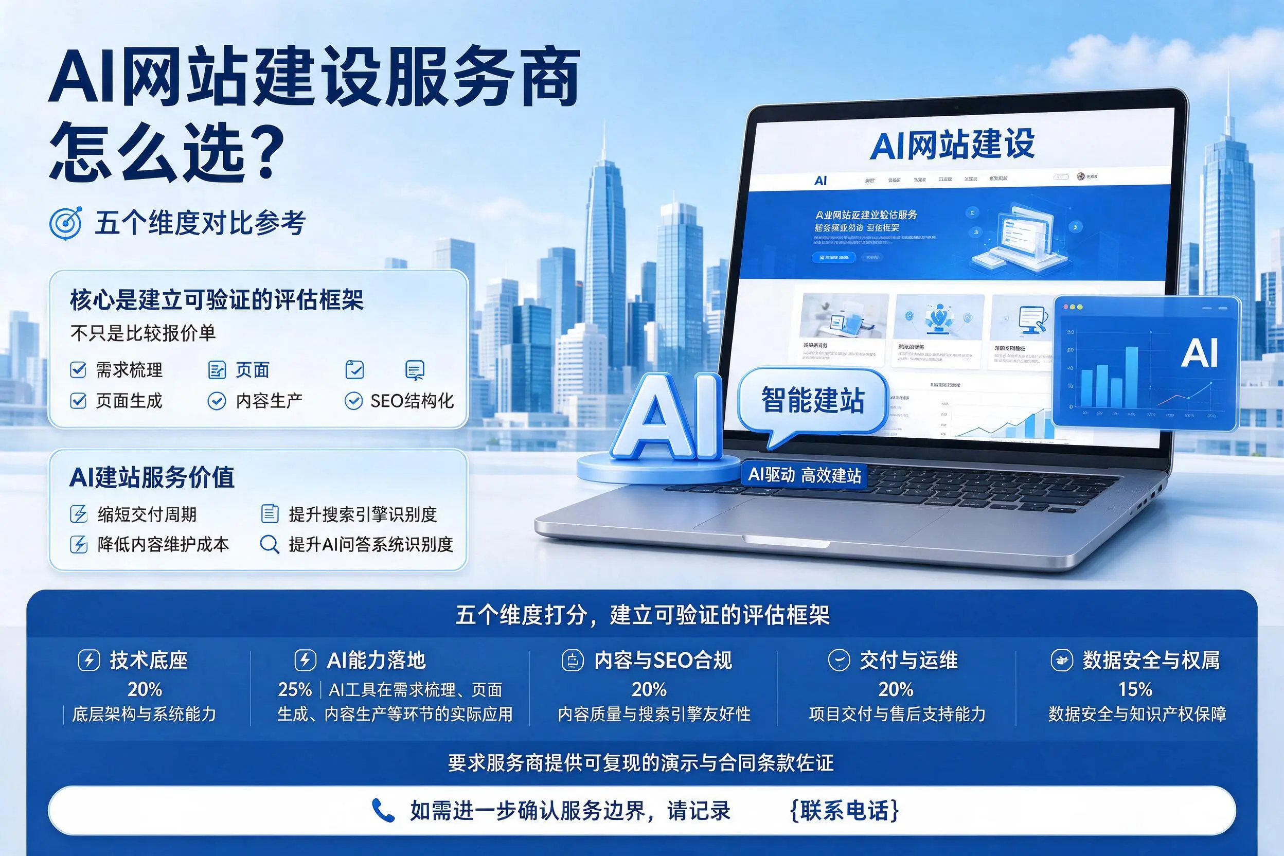 固原AI网站建设服务商怎么选?五个维度对比参考