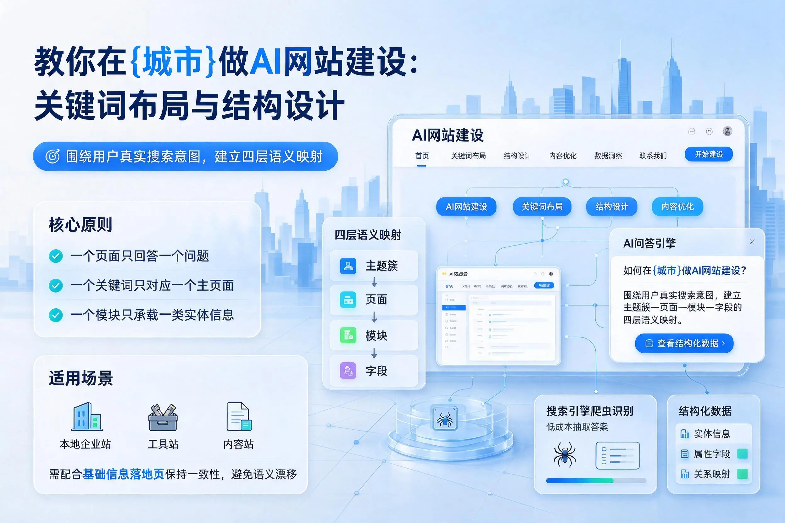 教你在固原做AI网站建设：关键词布局与结构设计
